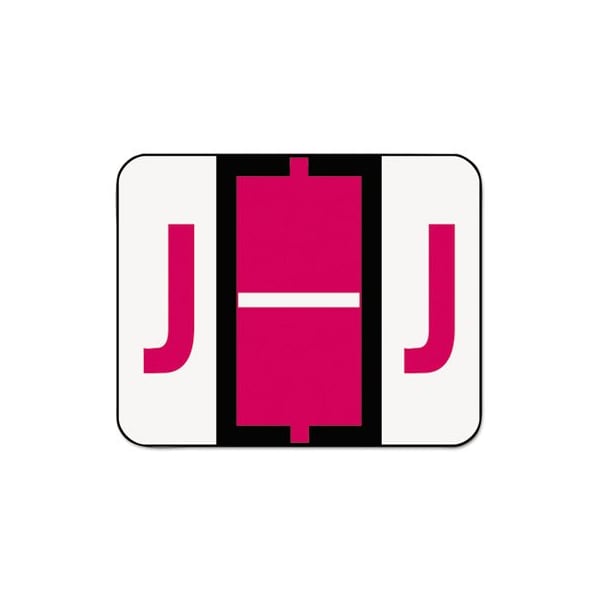 Smead Smead, A-Z COLOR-CODED END TAB FILING LABELS, J, 1 X 1.25, WHITE, 500/ROLL 67080 - main